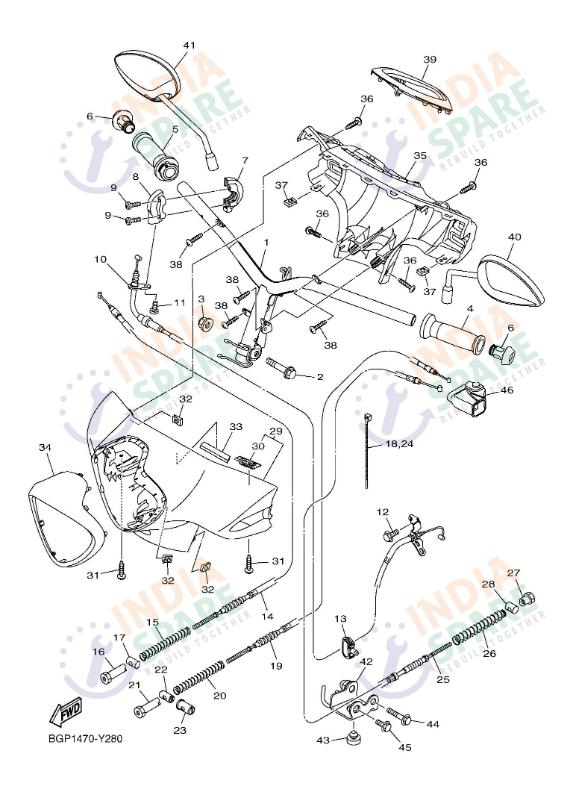 STEERING HANDLE & CABLE